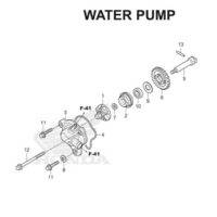 E-12 Water Pump CBR 150R K45A