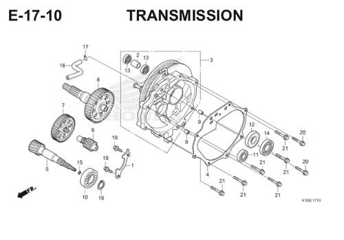 E-17-10 Transmission Scoopy eSP K16