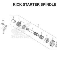 E-20 Kick Starter Spindle CB150R StreetFire K15