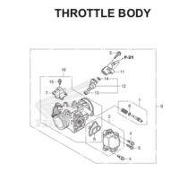 E-23 Throttle Body CB150R StreetFire K15