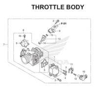 E-23 Throttle Body CBR 150R K45A
