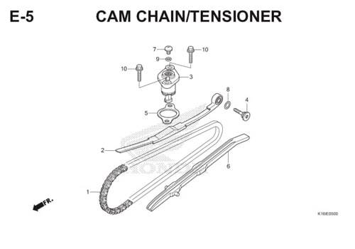 E-5 Cam Chain Tensioner Scoopy eSP K16