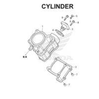E-5 Cylinder CBR 150R K45A