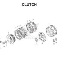 E-8 Clutch CB150R StreetFire K15