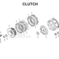 E-8 Clutch CBR 150R K45A