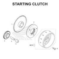 E-9 Starting Clutch CBR 150R K45A