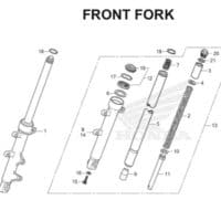 F-11 Front Fork CBR 150R K45A