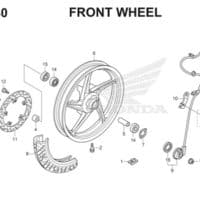 F14-40 – Front Wheel – Katalog Honda CBR 150R K45A