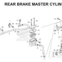 F-15 Rear Brake Master Cylinder CB150R StreetFire K15