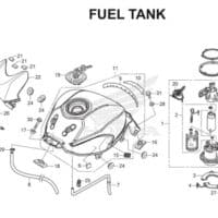 F-21 Fuel Tank CBR 150R K45A