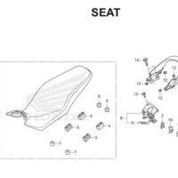 F-23 Seat CB150R StreetFire K15