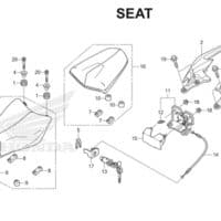 F-23 Seat CBR 150R K45A