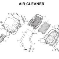 F-25 Air Cleaner CBR 150R K45A