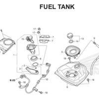 F 26 Fuel Tank BeAT eSP K25