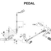 F-29 Pedal CBR 150R K45A
