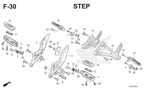 F30 – Step – Katalog Honda CBR 150R K45A