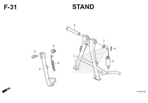 F-31 Stand CB150R StreetFire K15