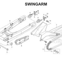 F-32 Swingarm CBR 150R K45A