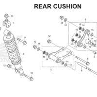 F-33 Rear Cushion CBR 150R K45A