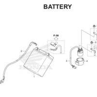 F-37 Battery CB150R StreetFire K15