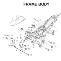 F-39 Frame Body CB150R StreetFire K15