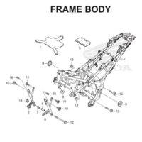 F39 – Frame Body – Katalog Honda CBR 150R K45A