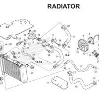 F41 – Radiator – Katalog Honda CBR 150R K45A