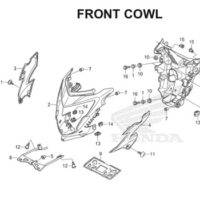 F-43 Front Cowl CB150R StreetFire K15
