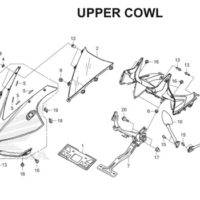 F-43 Upper Cowl CBR 150R K45A