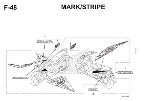 F 48 Mark Stripe BeAT eSP K25