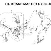 F5 – Front Brake Master Cylinder – Katalog Honda CBR 150R K45A
