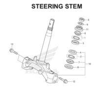 F-10 Steering Stem Scoopy eSP K16