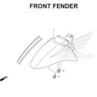 F-11 Front Fender Scoopy eSP K16