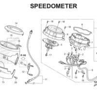 F-2 Speedometer Scoopy eSP K16