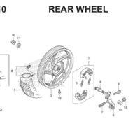 F-22-10 Rear Wheel Scoopy eSP K16