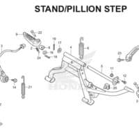 F35 – Stand / Pillion Step – Katalog Honda Scoopy eSP K16