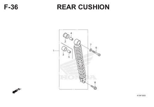 F-36 Rear Cushion Scoopy eSP K16