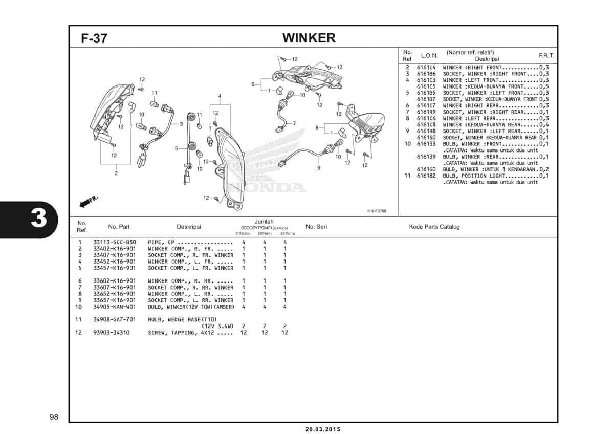 F-37 Winker Katalog Scoopy eSP K16