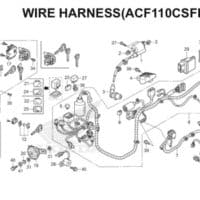F-41-1 Wire Harness (ACF110CSFE) Scoopy eSP K16
