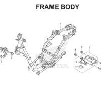 F-42 Frame Body Scoopy eSP K16