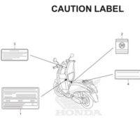 F-47 Caution Label Scoopy eSP K16