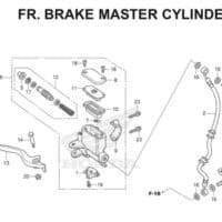 F-5 FR.Brake Master Cylinder Scoopy eSP K16