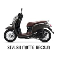 scoopy esp k93 stylish matte brown