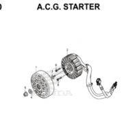 E10 –  A.C.G. Starter – Katalog Honda New Vario 150 K59J
