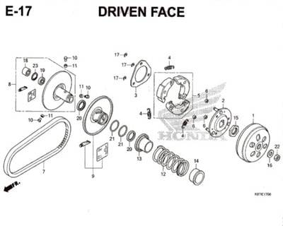 E-17-Driven-Face-Pcx-150-K97