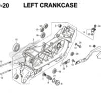 E-19-20-Left-Crankcase-New-Vario-150-K59J
