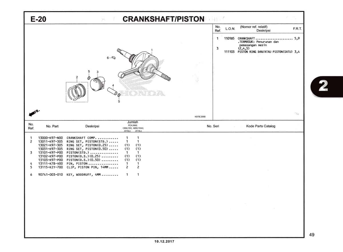 E-20-Crankshaft-Piston-Katalog-Pcx-150-K97