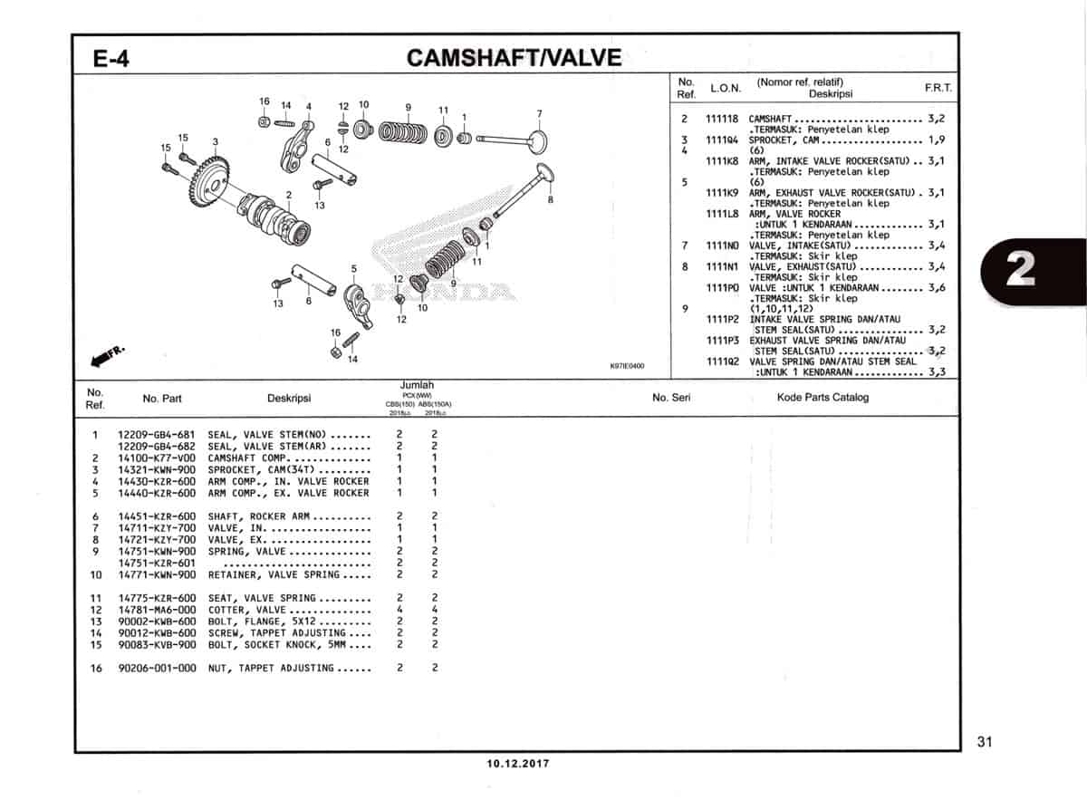 E-4-Camshaft-Valve-Katalog-Pcx-150-K97