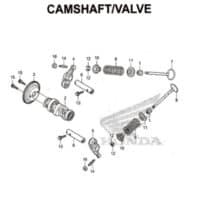 E4- Camshaft / Valve – Katalog Honda PCX 150 K97