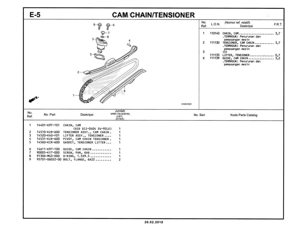 E-5-Cam-Chain-Tensioner-Katalog-New-Vario-150-K59J